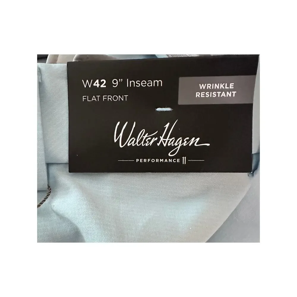 Walter Hagen Soft Blue Golf Shorts - Men's - W42 |‎ Performance Stretch NWT